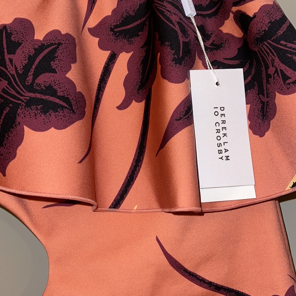 👙2X HP👙 NWT! Derek Lam 10 Crosby One Piece Swim XS - Picture 6 of 7